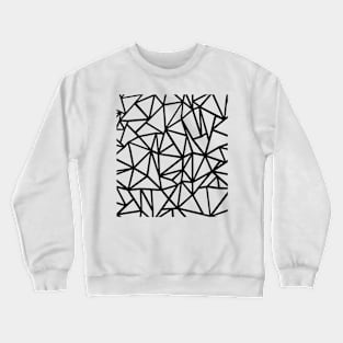 AB Out Thick White Crewneck Sweatshirt